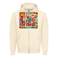 Sandshell Love Christmas gnome Zipper Hoodie - CowhideDigitalArt