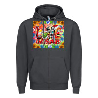 Smoke Love Christmas gnome Zipper Hoodie - CowhideDigitalArt