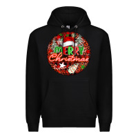 Black Merry christmas Premium Hoodie - FaDigitalArtStudio