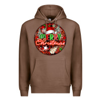 Chestnut Merry christmas Premium Hoodie - FaDigitalArtStudio