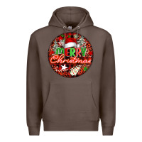 Coffee Merry christmas Premium Hoodie - FaDigitalArtStudio