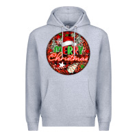 Heather Grey Merry christmas Premium Hoodie - FaDigitalArtStudio