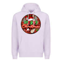 Lilac Merry christmas Premium Hoodie - FaDigitalArtStudio
