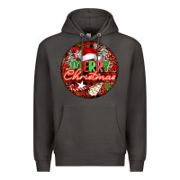 Smoke Merry christmas Premium Hoodie - FaDigitalArtStudio