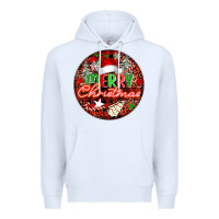 White Merry christmas Premium Hoodie - FaDigitalArtStudio