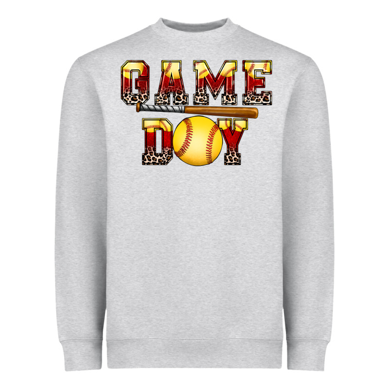 Game Day Softball Heavyweight Sweatshirt by FaDigitalArtStudio | Teevron