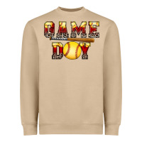 Mushroom game day softball Heavyweight Sweatshirt - FaDigitalArtStudio