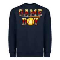 Navy game day softball Heavyweight Sweatshirt - FaDigitalArtStudio