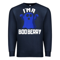 Navy Boo Berry Halloween Funny Blueberry for Berries Fans Premium Premium Sweatshirt - lanVoArt