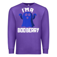 Purple Boo Berry Halloween Funny Blueberry for Berries Fans Premium Premium Sweatshirt - lanVoArt