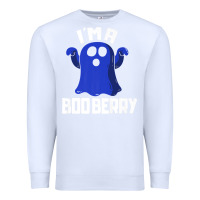 White Boo Berry Halloween Funny Blueberry for Berries Fans Premium Premium Sweatshirt - lanVoArt