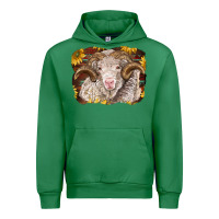 Merino Ram With Sunflowers Urban Hoodie | Teevron
