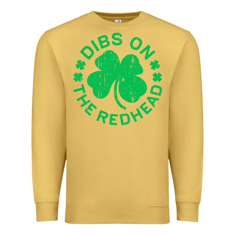 Dibs On The Redhead  St Patricks Day Premium Sweatshirt by lanVoArt | Teevron