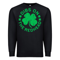 Black dibs on the redhead  st patricks day Premium Sweatshirt - lanVoArt