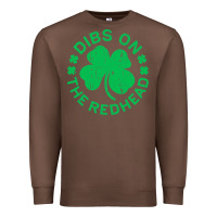 Chestnut dibs on the redhead  st patricks day Premium Sweatshirt - lanVoArt