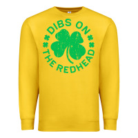 Lemon dibs on the redhead  st patricks day Premium Sweatshirt - lanVoArt