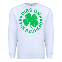 White dibs on the redhead  st patricks day Premium Sweatshirt - lanVoArt