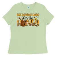 Matcha she works hard for the honey Ladies Tee - Artiststas
