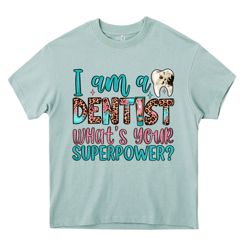 I Am A Dentist What's Your Superpower Heavy Core Tee by JahusDesignShop | Teevron