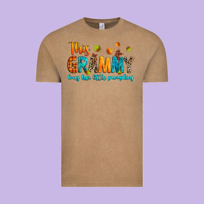 Customized This Grammy Loves Her Little Pumpkins Vintage Tee Designed By Texasbilliewilder