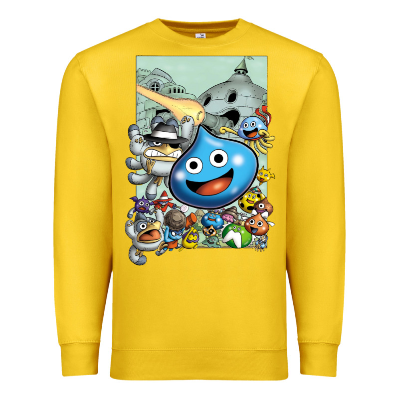 Dragon Quest Slime Print Premium Sweatshirt by lanVoArt | Teevron