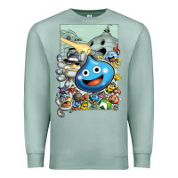 Seafoam dragon quest slime print Premium Sweatshirt - lanVoArt