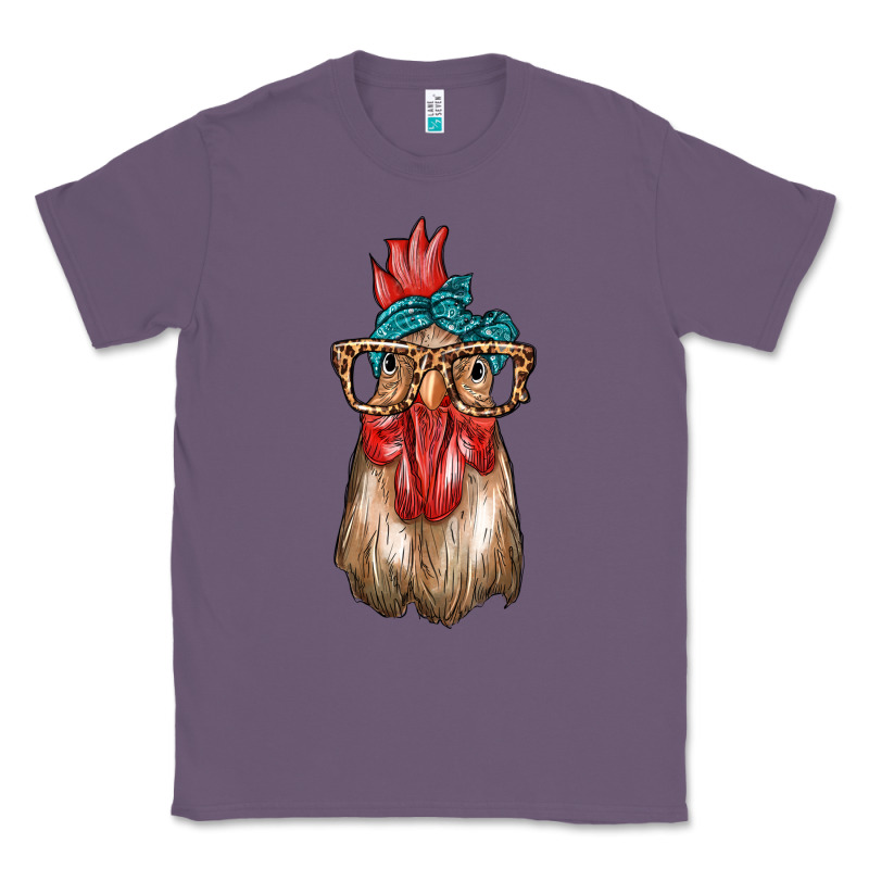 Chicken With Bandana And Leopard Classic Tee by texasbilliewilder | Teevron