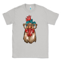Moon Dust chicken with bandana and leopard Classic Tee - texasbilliewilder