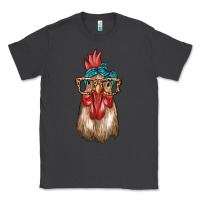 Smoke chicken with bandana and leopard Classic Tee - texasbilliewilder