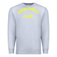 Heather Grey Trending Winston Churchill Rules Premium Sweatshirt - lanVoArt