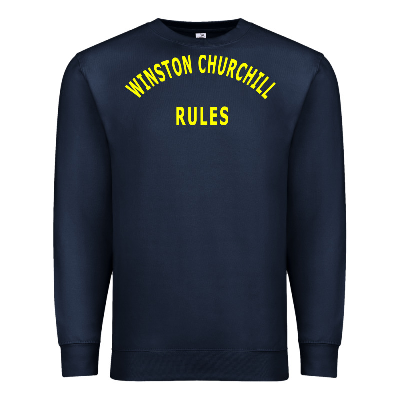 Trending Winston Churchill Rules Premium Sweatshirt by lanVoArt | Teevron