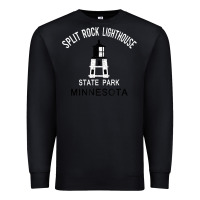 Black Trending Split Rock Lighthouse Minnesota State Park Premium Sweatshirt - lanVoArt