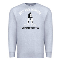 Heather Grey Trending Split Rock Lighthouse Minnesota State Park Premium Sweatshirt - lanVoArt