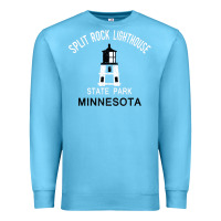 Ocean Blue Trending Split Rock Lighthouse Minnesota State Park Premium Sweatshirt - lanVoArt