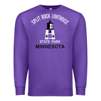 Purple Trending Split Rock Lighthouse Minnesota State Park Premium Sweatshirt - lanVoArt