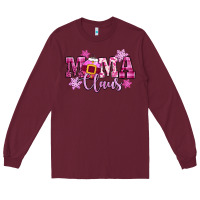 Burgundy mama claus pink christmas Long Sleeve Tee - CowGirlArtShop