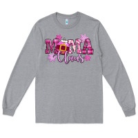 Heather Grey mama claus pink christmas Long Sleeve Tee - CowGirlArtShop