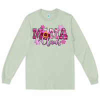 Matcha mama claus pink christmas Long Sleeve Tee - CowGirlArtShop