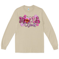 Mushroom mama claus pink christmas Long Sleeve Tee - CowGirlArtShop