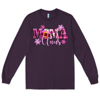 Plum mama claus pink christmas Long Sleeve Tee - CowGirlArtShop