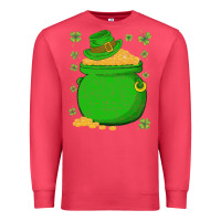 Cardinal ireland leprechaun hat pot of gold irish st patricks day Premium Sweatshirt - lanVoArt
