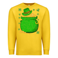 Lemon ireland leprechaun hat pot of gold irish st patricks day Premium Sweatshirt - lanVoArt