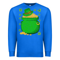 True Royal ireland leprechaun hat pot of gold irish st patricks day Premium Sweatshirt - lanVoArt