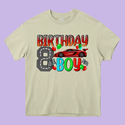 Birthday Boy Heavy Core Tee Designed By Bundleandbundleshop