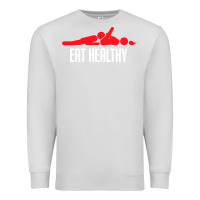 Dove Grey funny eat healthy sexy tee mens rude valentine day gifts Premium Sweatshirt - lanVoArt