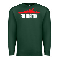 Sports Green funny eat healthy sexy tee mens rude valentine day gifts Premium Sweatshirt - lanVoArt