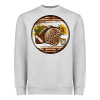 Heather Grey american football round earrings Heavyweight Sweatshirt - BundleAndBundleShop