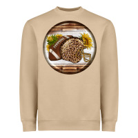 Mushroom american football round earrings Heavyweight Sweatshirt - BundleAndBundleShop