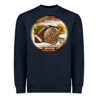 American Football Round Earrings Heavyweight Sweatshirt | Teevron