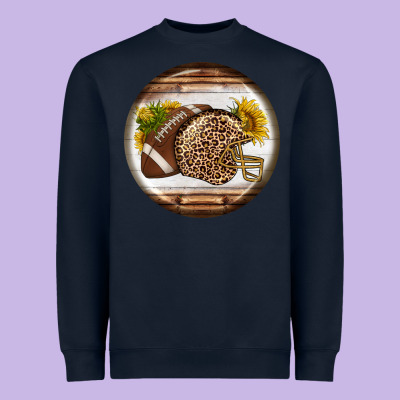 American Football Round Earrings Heavyweight Sweatshirt Designed By Bundleandbundleshop
